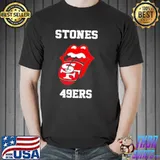 The Rolling Stones San Francisco 49ers shirt