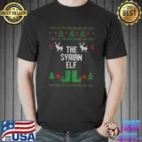 The Syrian Elf Ugly Christmas Style Winter Holiday Party T-Shirt