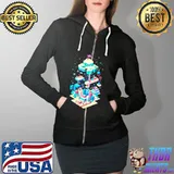 The yetee merch celeste long climb ahead pixel s Full Zip Hooded