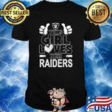 This girl loves her raiders shirt