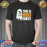 This Is Boo Sheet Funny Ghost Halloween Adults T-Shirt
