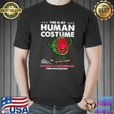 This Is My Human Costume Watermelon Skateboarder T-Shirt
