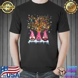 Three Nordic Gnomes Winter Christmas Swedish Elves Xmas T-Shirt Unisex