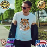 Tiger Face Big Cat Jungle Zoo Wildlife Animal T-s Unisex