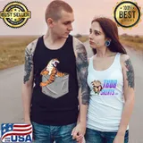Tiger In A Pocket Predator Wildlife T-Shirt Tank Top