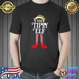 Tipsy Elf Christmas Party Matching Family Group Pajama T-shirt