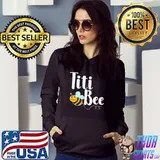 Titi Bee Puerto Rican Aunt Announcement Funny Bumblebee T-Shirt