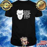 Tom Waits the world is a hellish place and bad writing is destroying the quality of our suffering shirt