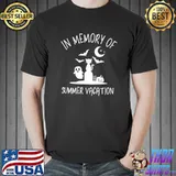 Trendy Graphic Halloween In Memory Of Summer Vacation T-Shirt