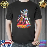 Trippy Rick and Morty Shirt Unisex