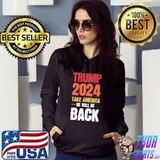 Trump 2024 take america he will be back Patriotic President Premium T-Shirt