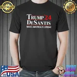 Trump DeSantis 2024 Make America Florida Republican Vintage T-Shirt