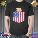 Trump In Your Pocket Usa FLag 2024 s Unisex