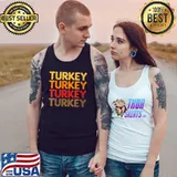 Turkey Turkey Thanksgiving Dinner Vintage T-Shirt Tank Top