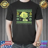 Ugly Christmas Bitcoin Graphic T-Shirt