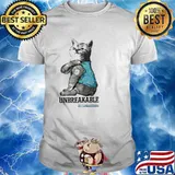 Unbreakeble T1Dwarrior Breast Cancer Awareness The Cat Shirt
