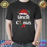 Uncle Claus Shirt Christmas Pajama Family Matching Xmas T-Shirt