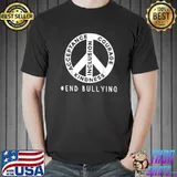 Unity Day Orange Kids 2021 Anti Bullying Peace Sign T-Shirt Unisex