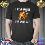 Unity Day Shirt Orange Kids Unity Day Pumpkin Toddler Boys T-Shirt Copy