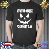 Unity Day Shirt Orange Unity Day Tshirts Kids Jackolantern T-Shirt Unisex