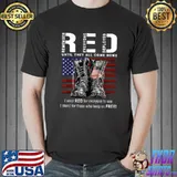 Until They Come Home My Soldier Red Friday Military US Flag T-Shirt