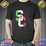 USC Trojans SC Interlock Mexico Flag Fill Shirt