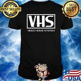 VHS video home system shirt