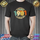 Vintage 1961 60 years old Gift 60th Birthday T-shirt