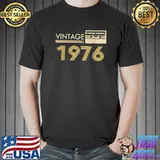 Vintage 1976 Made in 1976 45th Birthday Limited Edition T-Shirt Unisex
