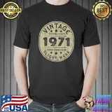 Vintage established 1971 50th Birthday Party Retro Men T-Shirt