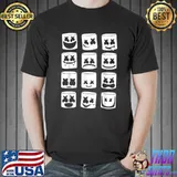 Vintage Marshmallows Face Arts Emotions Yearbook Dancing DJ T-Shirt
