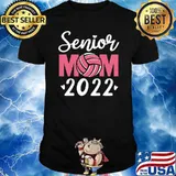 Volleyball Senior Mom 2022 Parent Mom love Volleyball Premium T-Shirt