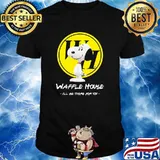 Waffle House I'll Be There For You The Charlie Brown and Snoopy Show Shirt
