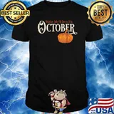 Wake me when Halloqueens Are Born In October Birthday Costume Pumpkin T-Shirt