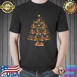 Walrus Animal Lover Xmas Lighting Walrus Christmas Tree T-s Unisex