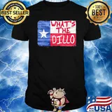 What’s The Dillo Texas Lone Star State Flag Armadillo shirt