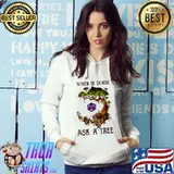 When i doubt ask a tree dice shirt