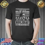 When You're Dead Inside But It's The Holiday Season Ugly Raglan Baseball T-shirt