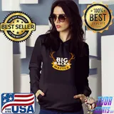Whitetail Buck Funny Deer Hunting Season Big Racks Matter T-s Hoodie