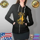 Why Yes Actually I Can Drive a Stick Halloween Witch & Cat Thirt Full Zip Hooded