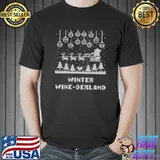 Winter Wine-derland Christmas Drinking Xmas Alcoholic T-shirt