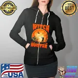 Witch Hunter Halloween Shirt Full Zip Hooded