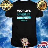 World's Okayest Runner Houston Texas Run Design T-shirt