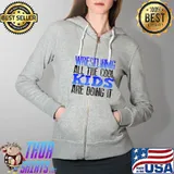 Wrestling All Cool Kids Doing It Funny Wrestler T-Shirt Full Zip Hooded