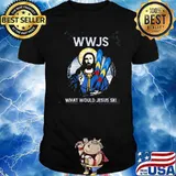 Wwjs What Would Jesus Ski Shirt