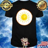 Yellow Sunshine Bear Sun Belly easy Halloween Costume T-Shirt