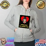 Your Just Not My Blood Type Vampire Lady Halloween Costume T-Shirt Full Zip Hooded