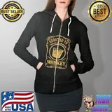 Addicted To Whiskey Shirt Full Zip Hooded