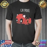 Animal Deadpool Catpool Shirt Unisex