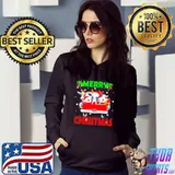 ANIMALS FARM ON RED TRUCK MERRY CHRISTMAS SHIRT